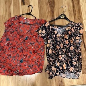 Old navy flutter sleeve top bundle